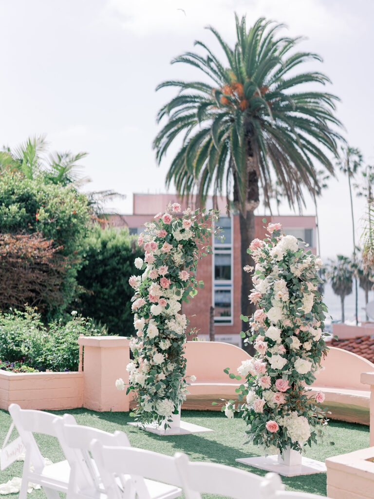 Wedding Arch Ideas La Valencia Hotel