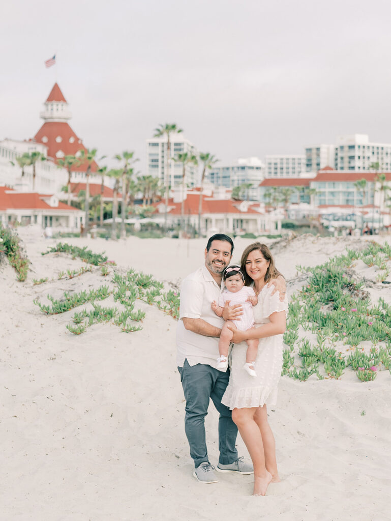 Family Photo at Coronado Beach