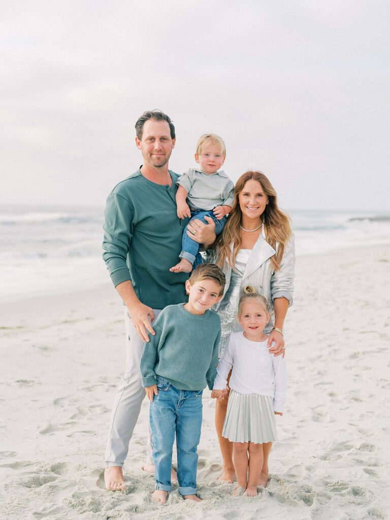 Family portrait during La Jolla family photography session