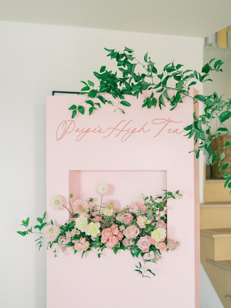 Pink backdrop ideas for birthday party