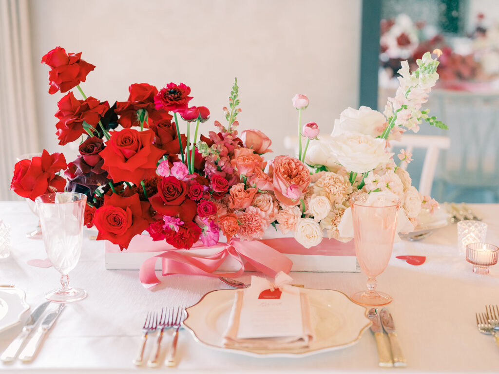 tablescape during rancho valencia brunch