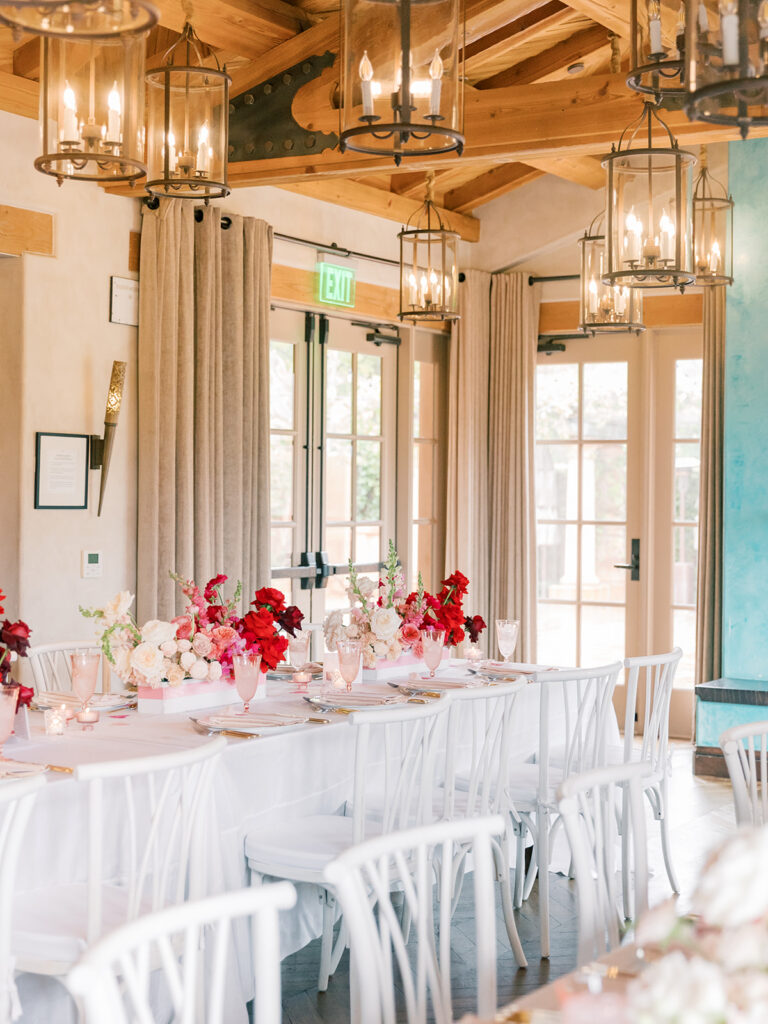 dining area during rancho valencia brunch