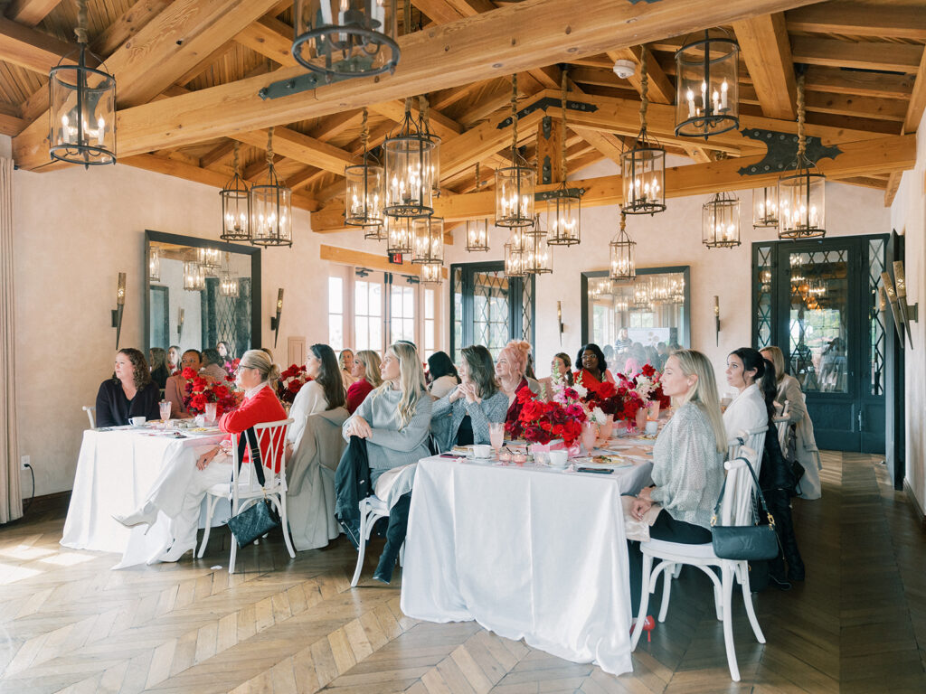 group of vendors during rancho valencia brunch